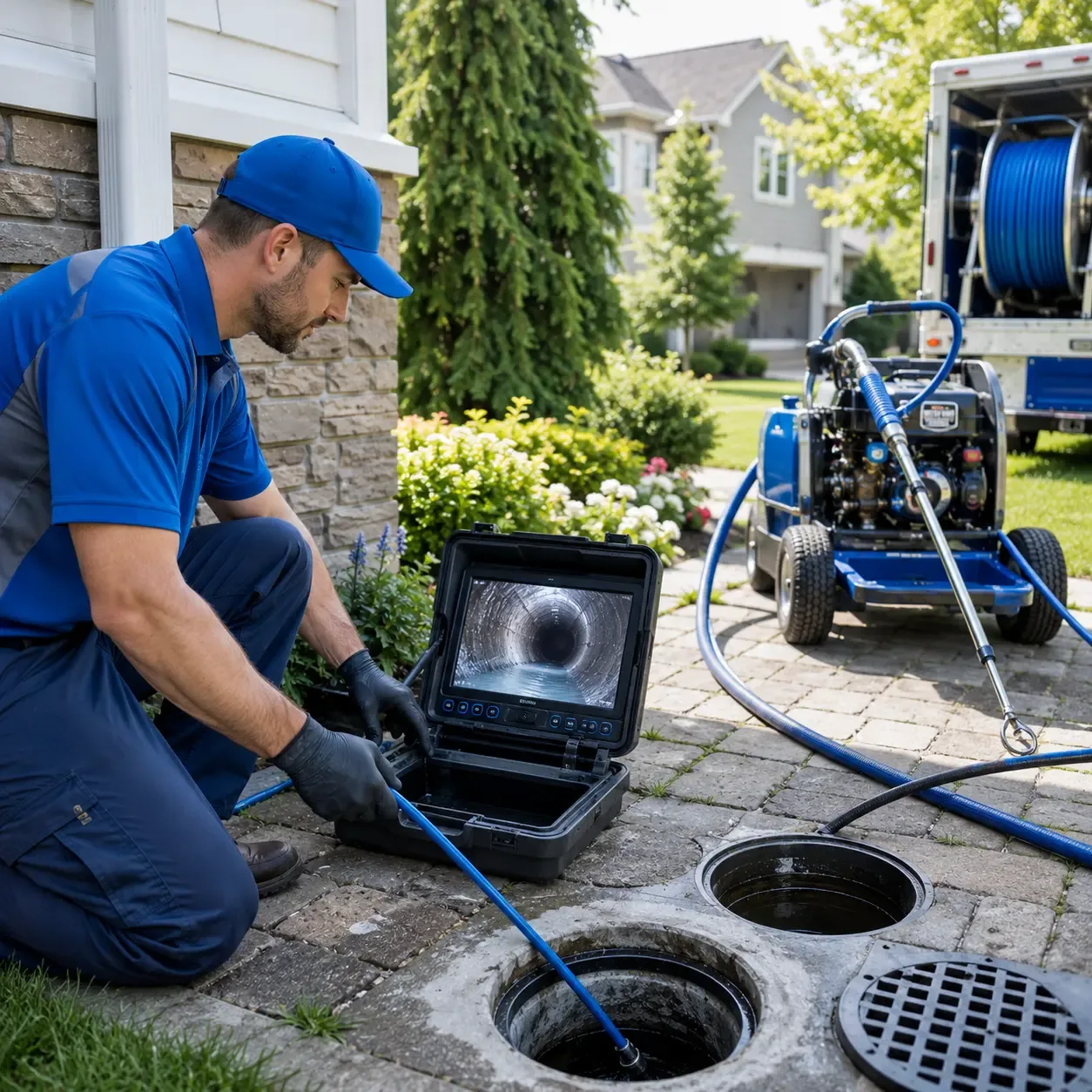 Outdoor drain cleaning professionals serving Cedar, MI